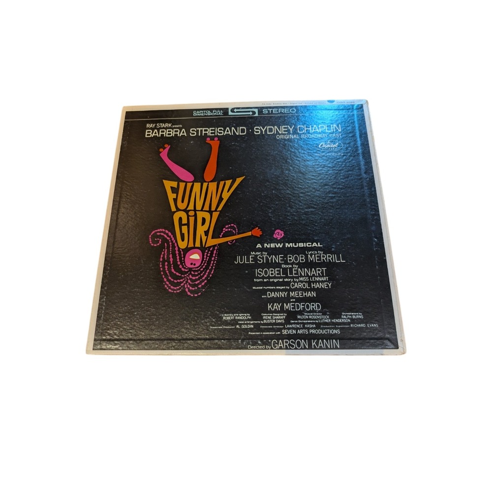 Funny Girl Original Broadway Cast Vinyl LP Barbra Streisand Capitol 1964